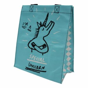 Blauwe eenhoorn totebag