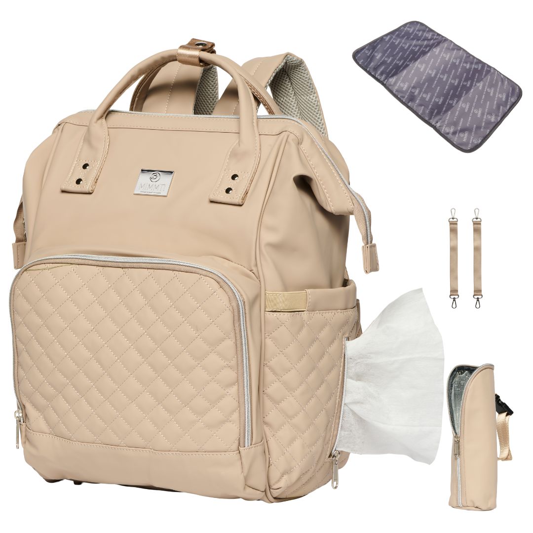 MIMMTIluiertasrugzaklerenverzorgsingstassanddonkerbeige2.0