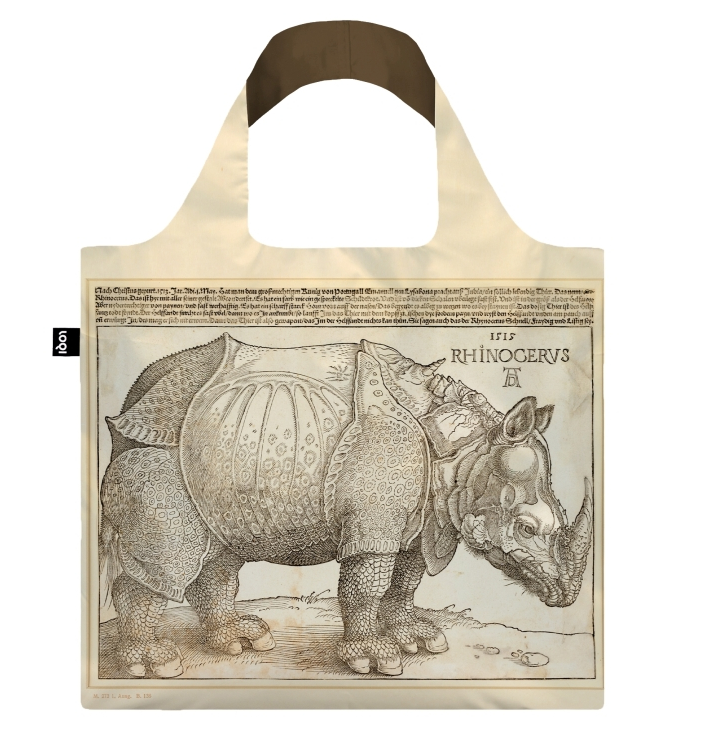 loqi bag albrecht durer rhinocerus