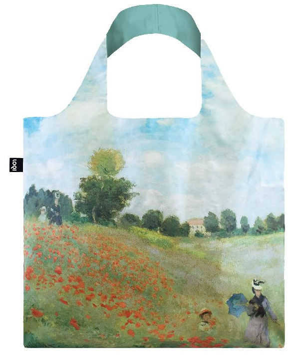 loqi bag claude monet wild poppies