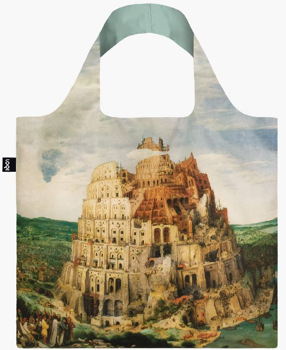 loqi bag tower of babel pieter bruegel