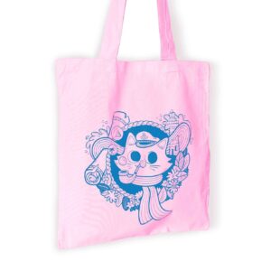 Totebag – Sailor Cat roze