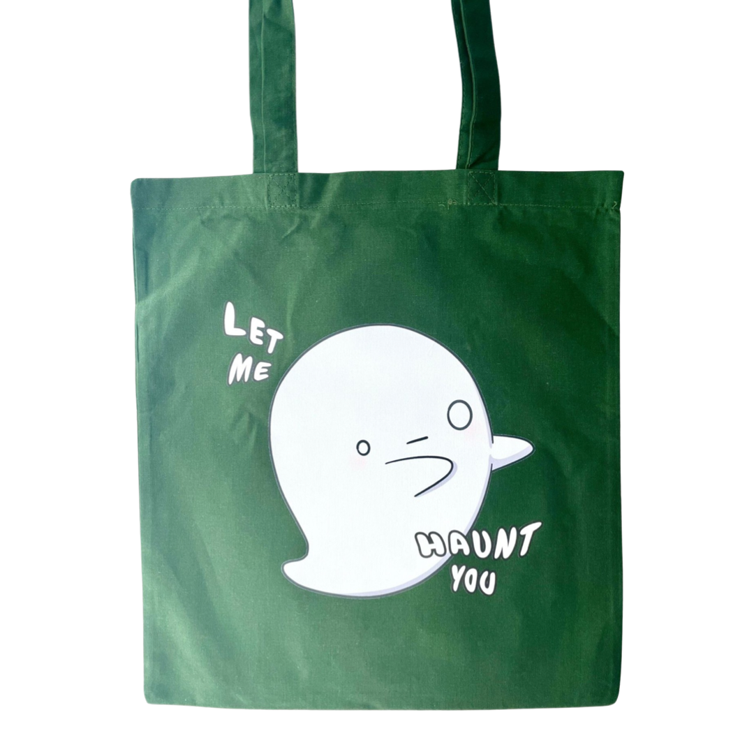 yuki the ghost totebag let me haunt you diverse kleuren 23472835854411